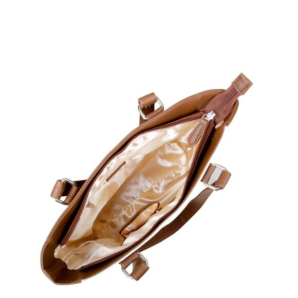 Printed Leather Shoulder Tote Bag for Women–Sling Bag Daily Use Purse for Office - Picture 5 of 10